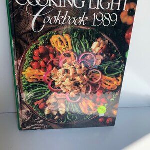 Cooking Light Cookbook 1989  Hardcover Illustrated Healthy Light Recipes#7478